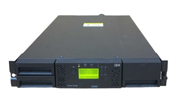 3573-L2U IBM TS3100 24-Slot 2U Tape Library 2 x IBM LTO5 Drives